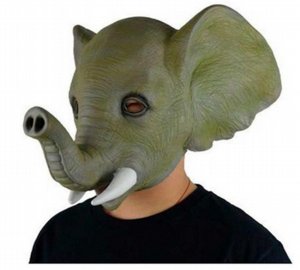 מסכה סבתא משוגעת עם כיסוי ראש מסכה סבתא משוגעת עם כיסוי ראש