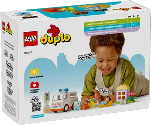 לגו דופלו - אמבולנס ונהג 10447 Lego Duplo לגו דופלו - אמבולנס ונהג 10447 Lego Duplo