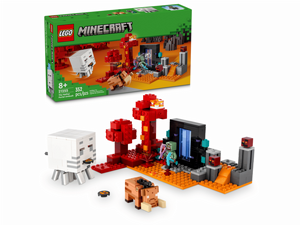 לגו מיינקראפט מארב הפורטל לנתר מLego לגו מיינקראפט מארב הפורטל לנתר מLego
