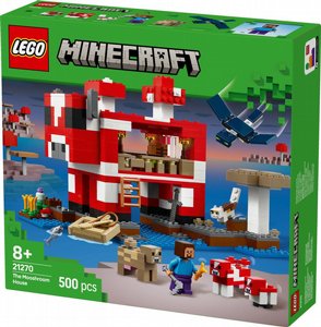 לגו מיינקראפט בית הפטריה Lego לגו מיינקראפט בית הפטריה Lego