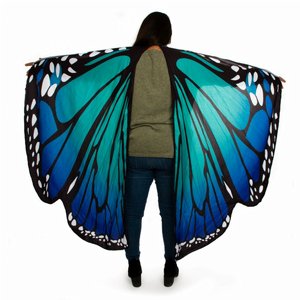 גלימת כנפי פרפר צבעוני לפורים נוער מבוגרים גלימת כנפי פרפר צבעוני לפורים נוער מבוגרים