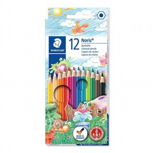 Staedtler שטדלר 12 עפרונות צבעוניים Staedtler שטדלר 12 עפרונות צבעוניים