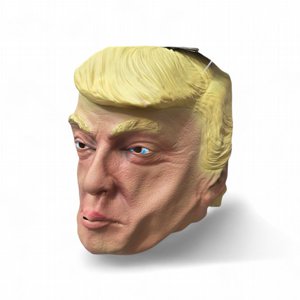 מסכה לאטקס מהודרת לתחפושת של דונאלד טראמפ גברים/נוער מסכה לאטקס מהודרת לתחפושת של דונאלד טראמפ גברים/נוער