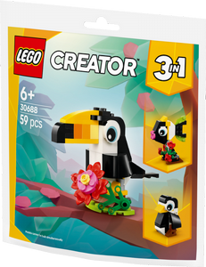 לגו קריאטור - טוקאן טרופי 30688 Lego Creator לגו קריאטור - טוקאן טרופי 30688 Lego Creator