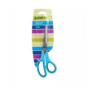 KANEX מספריים ידית גומי 8 אינץ KANEX מספריים ידית גומי 8 אינץ