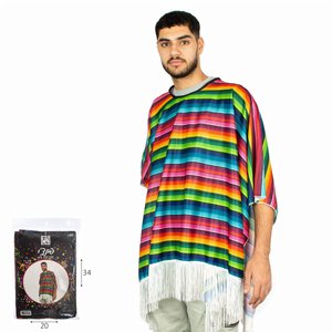 פונצ'ו צבעוני לנוער/מבוגרים פונצ'ו צבעוני לנוער/מבוגרים