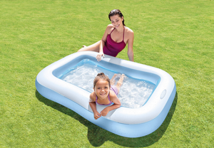 אינטקס בריכה מלבנית תחתית מתנפחת בגודל INTEX 57403 166X100 אינטקס בריכה מלבנית תחתית מתנפחת בגודל INTEX 57403 166X100