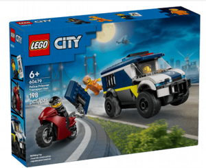 לגו סיטי - רכב משטרתי להובלת אסירים 60479 Lego לגו סיטי - רכב משטרתי להובלת אסירים 60479 Lego
