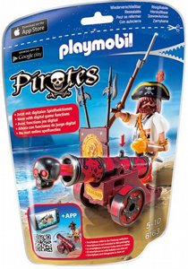 פליימוביל פיראט אדום עם תותח Playmobil פליימוביל פיראט אדום עם תותח Playmobil