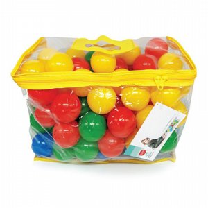 100 כדורי משחק צבעוניים בתיק 100 כדורי משחק צבעוניים בתיק