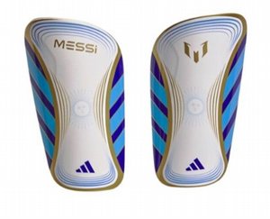 מגני רגליים אדידס מסי תכלת לבן adidas מגני רגליים אדידס מסי תכלת לבן adidas