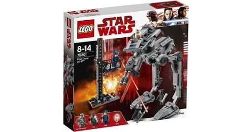 Lego ��� ����� ������� The last jedi first order AT-ST 75201
