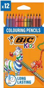 BIC Evolution Stripes – עפרונות צבעוניים 12 יחידות BIC Evolution Stripes – עפרונות צבעוניים 12 יחידות