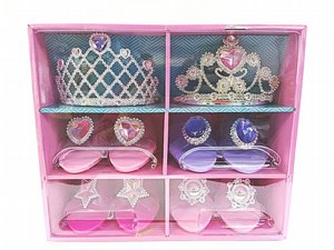 סט מהודר לנסיכה 2 זוגות נעליים וכתר סט מהודר לנסיכה 2 זוגות נעליים וכתר