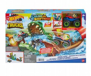 הוט ווילס מאנסטר טראק מסלול תנין משנה צבע Hot Wheels הוט ווילס מאנסטר טראק מסלול תנין משנה צבע Hot Wheels