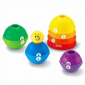 FISHER PRICE פישר פרייס מגדל כדורים וספרות FISHER PRICE פישר פרייס מגדל כדורים וספרות