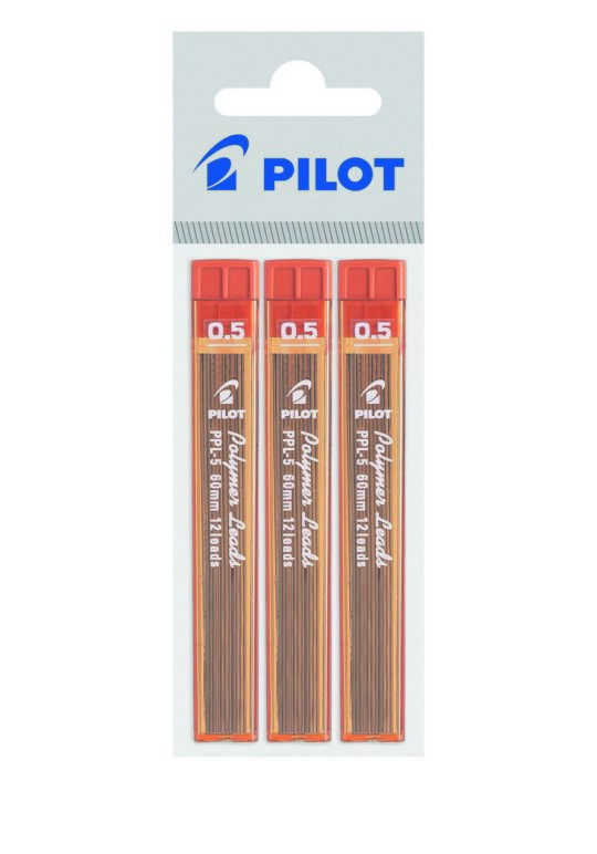 Pilot פיילוט 3 חבילות חודים לעיפרון מכני 0.5 מ"מ