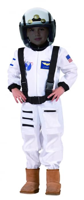 תחפושת אסטרונאוט מהודר כולל קסדה מפוארת, במבינו צעצועים