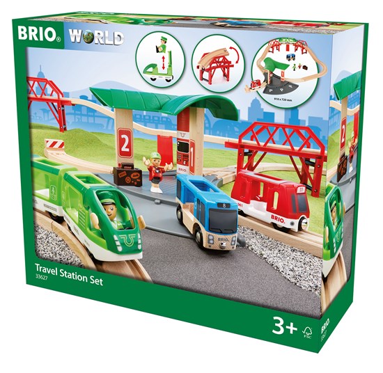 BRIO בריו מסלול תחבורה ציבורית מק&#8221;ט 33627, במבינו צעצועים