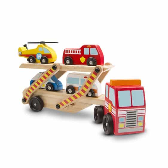 מליסה ודאג מוביל כלי תחבורה להצלה, במבינו צעצועים