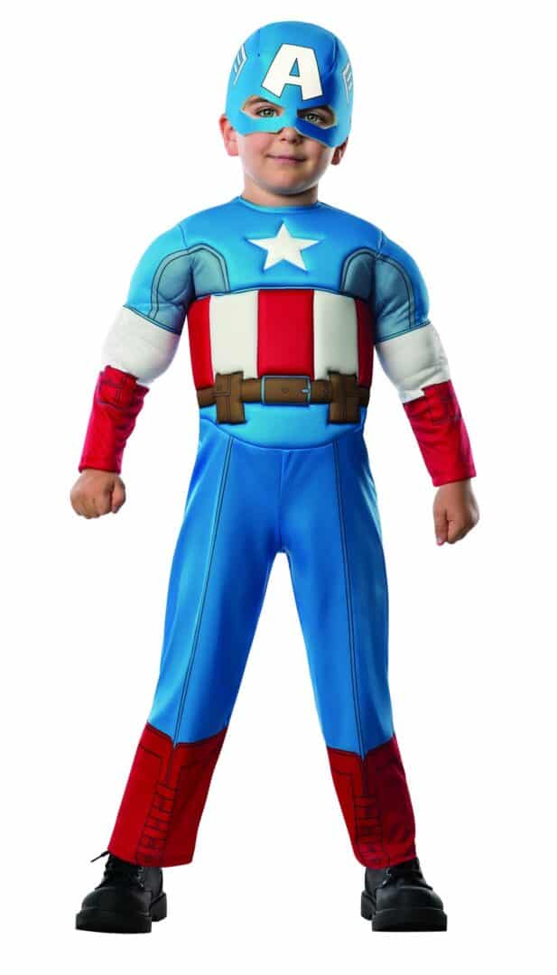 תחפושת קפטן אמריקה פעוטות שרירי הנוקמים של חברת רוביס, במבינו צעצועים