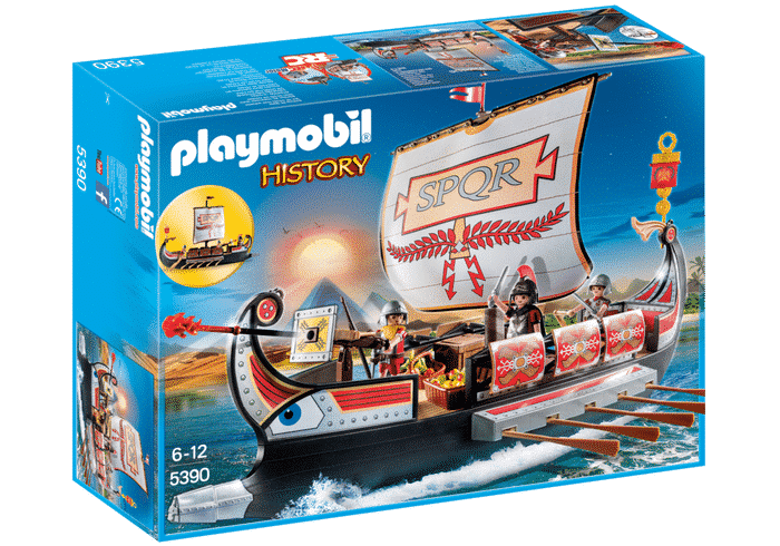 פליימוביל ספינת לוחמים רומאיים 5390, במבינו צעצועים