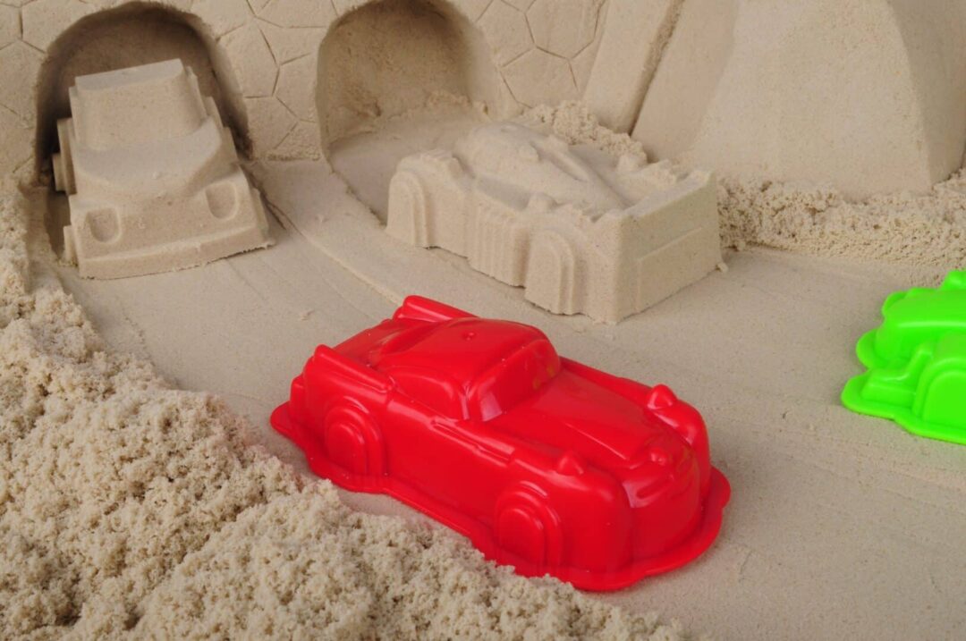 Smart Sand שבלונות עיצוב כלי רכב, במבינו צעצועים