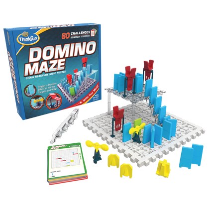 Thinkfun דומינו מייז Domino Maze, במבינו צעצועים