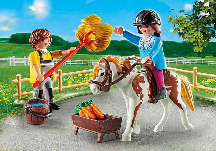 playmobil פליימוביל רכיבה על סוסים 70505, במבינו צעצועים