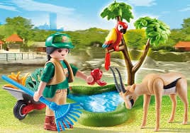 פליימוביל מטפל גן החיות 70295 Playmobil, במבינו צעצועים