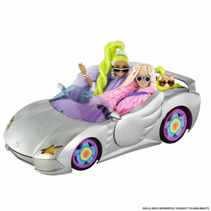ברבי מכונית כסופה מנצנצת Barbie, במבינו צעצועים