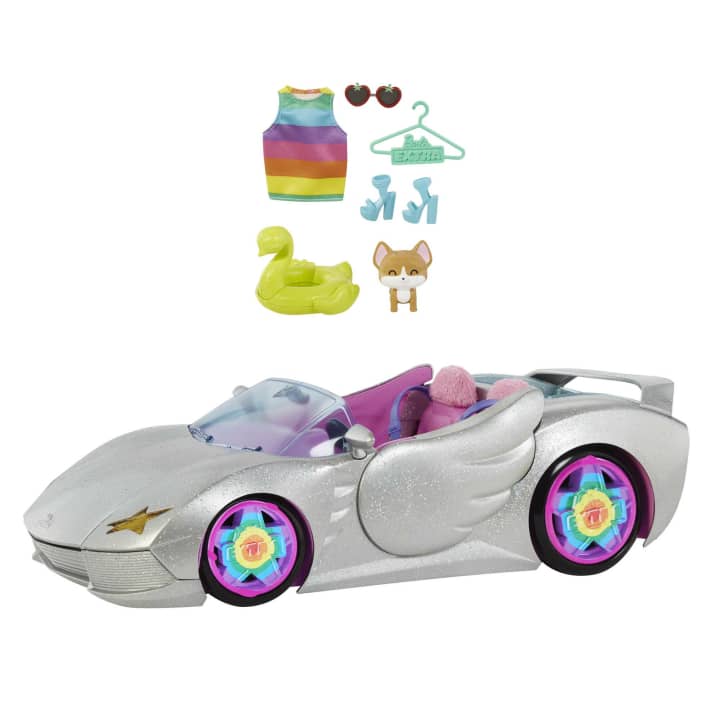 ברבי מכונית כסופה מנצנצת Barbie, במבינו צעצועים