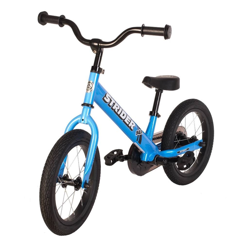אופני איזון סטריידר 14 עם פדאלים צבע כתום Strider, במבינו צעצועים