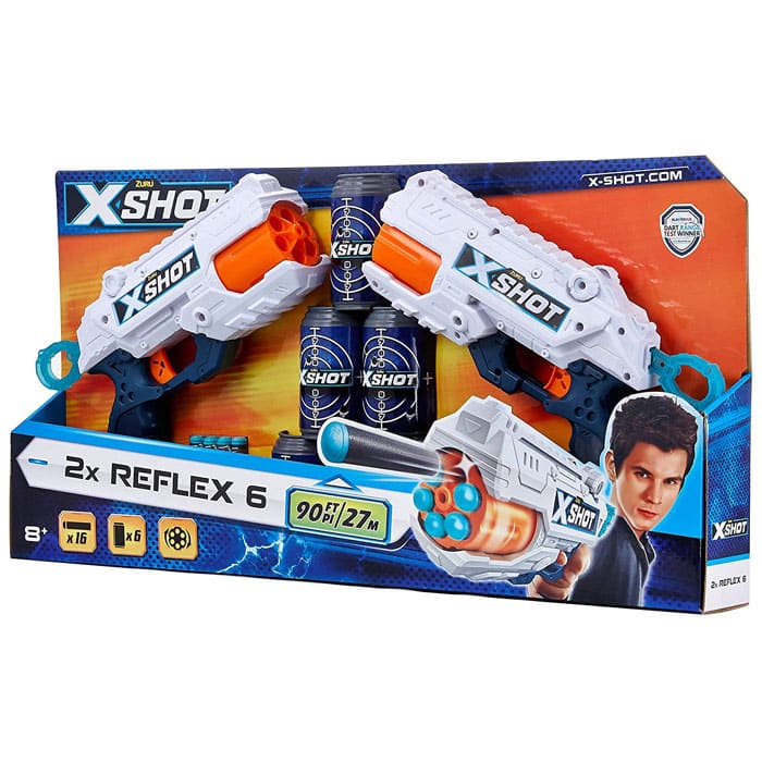 X-SHOT דאבל רפלקס 6584X, במבינו צעצועים