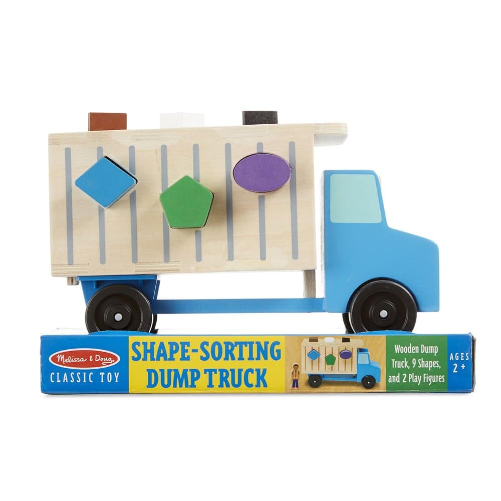 מליסה ודאג משאית אשפה התאמת צורות, במבינו צעצועים