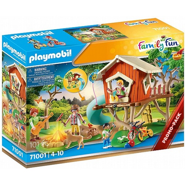 פליימוביל בית עץ עם מגלשה 71001  Playmobil, במבינו צעצועים