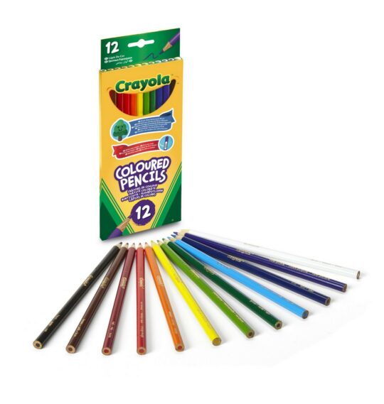 Crayola קריולה עפרונות צבעוניים 12 צבעים