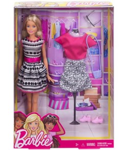 Barbie בובה ברבי אופנה בסטייל