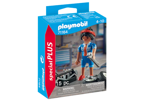 פליימוביל מכונאי רכב 71164 Playmobil, במבינו צעצועים