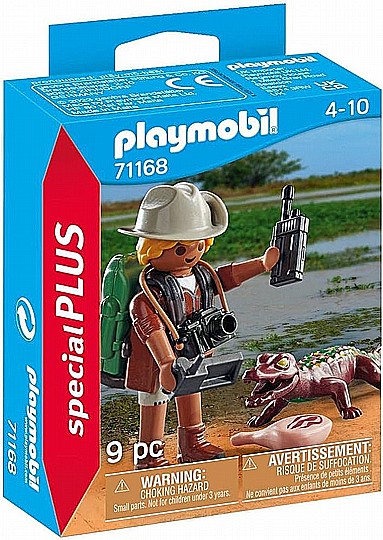 פליימוביל חוקר טבע ותניני קיימן 71168 Playmobil