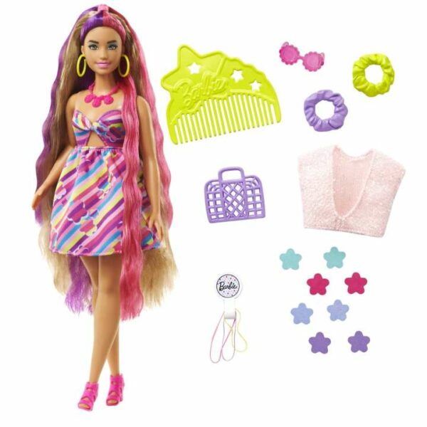 Barbie ברבי בובה אופנתית עיצוב שיער, במבינו צעצועים