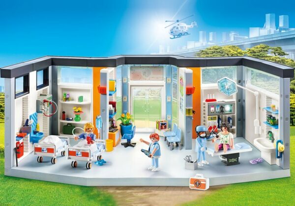 פליימוביל אגף בית חולים מרוהט 70191 Playmobil, במבינו צעצועים
