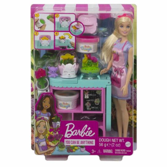 ברבי קריירה בובה וחנות פרחים Barbie