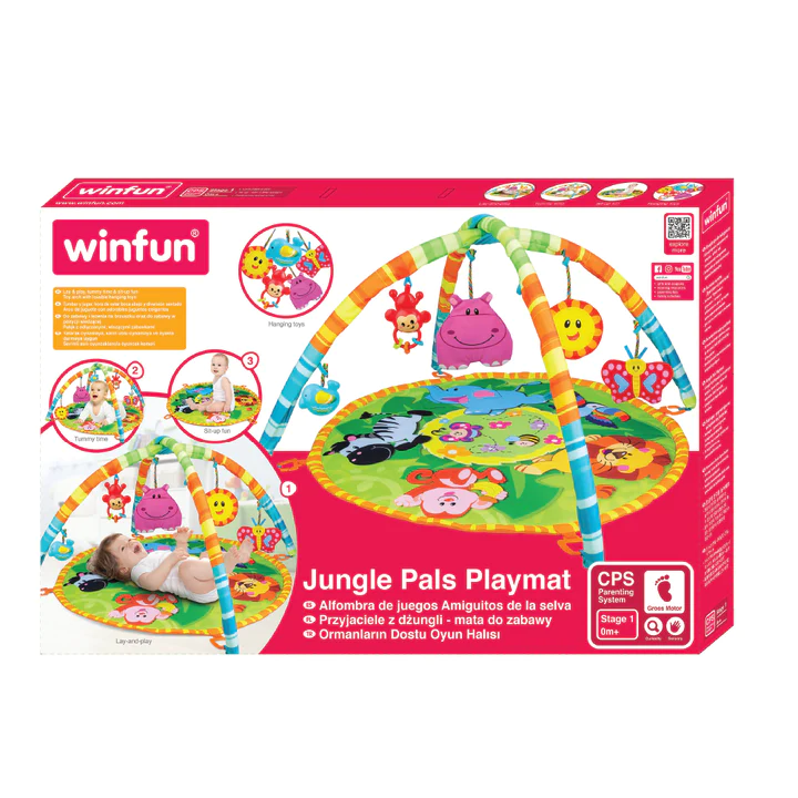 ווינפאן אוניברסיטה ומשטח משחק חיות הג&#8217;ונגל WinFun, במבינו צעצועים