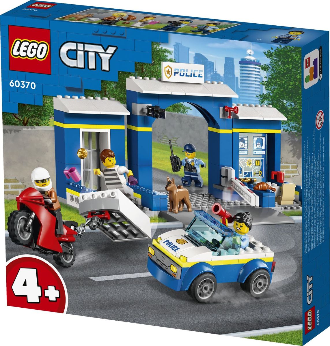 לגו סיטי מרדף בתחנת המשטרה 60370 Lego City