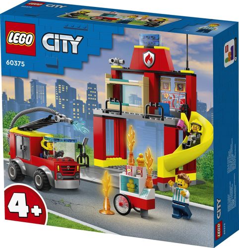 לגו סיטי תחנת כיבוי ומשאית 60375 Lego City