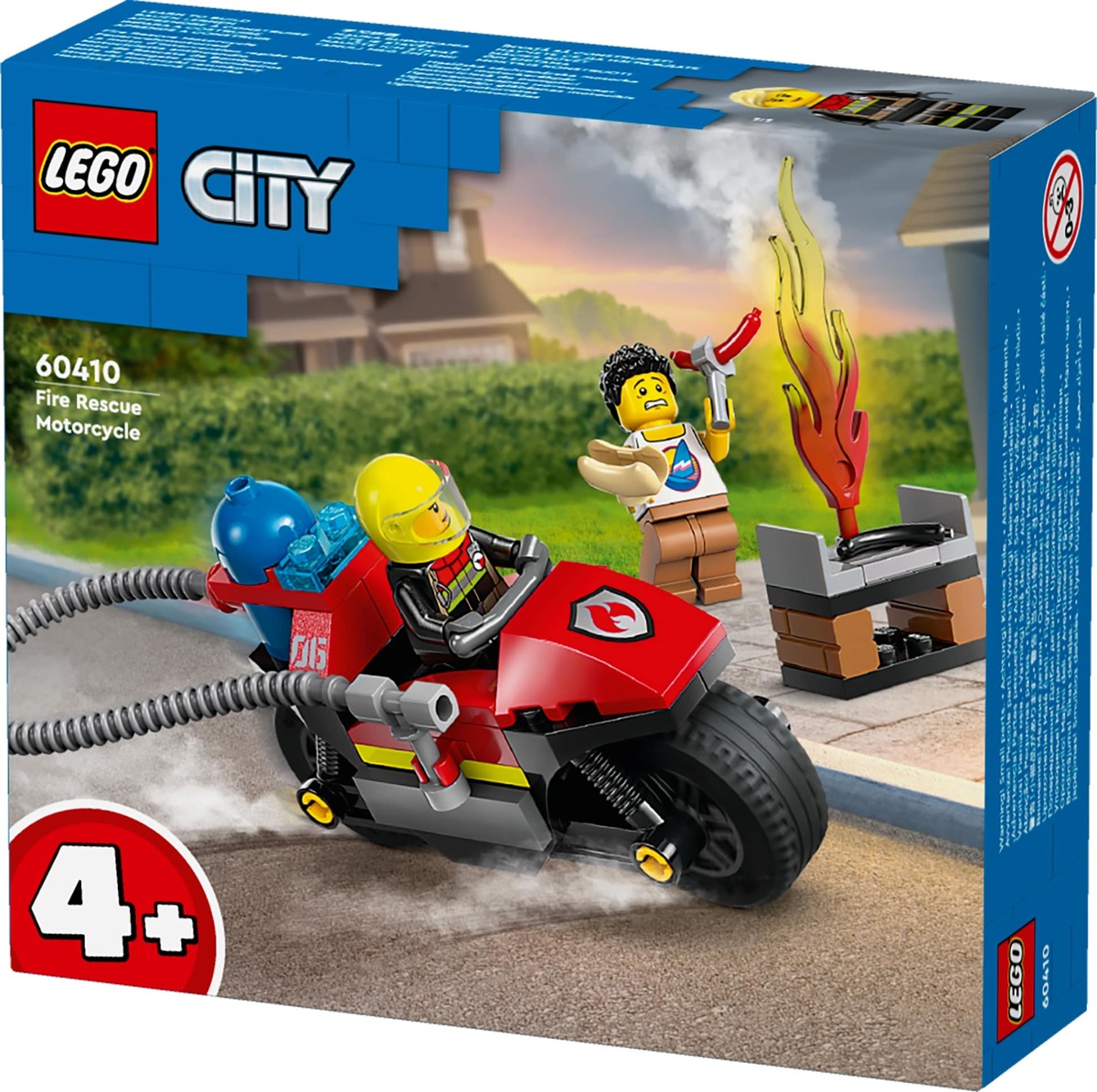 לגו סיטי אופנוע חילוץ מאש 60410 Lego City