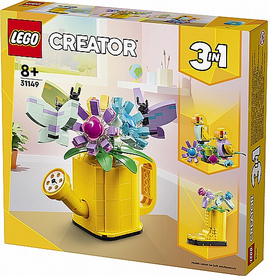 לגו קריאטור פרחים במזלף 3 ב-1 31149 Lego Creator