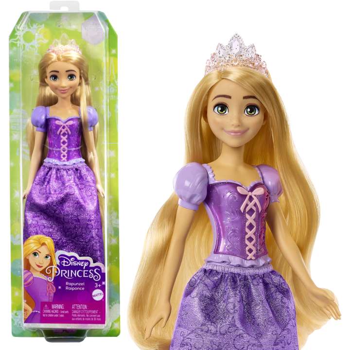 Barbie ברבי דיסני נסיכות - בובת הנסיכה רפונזל