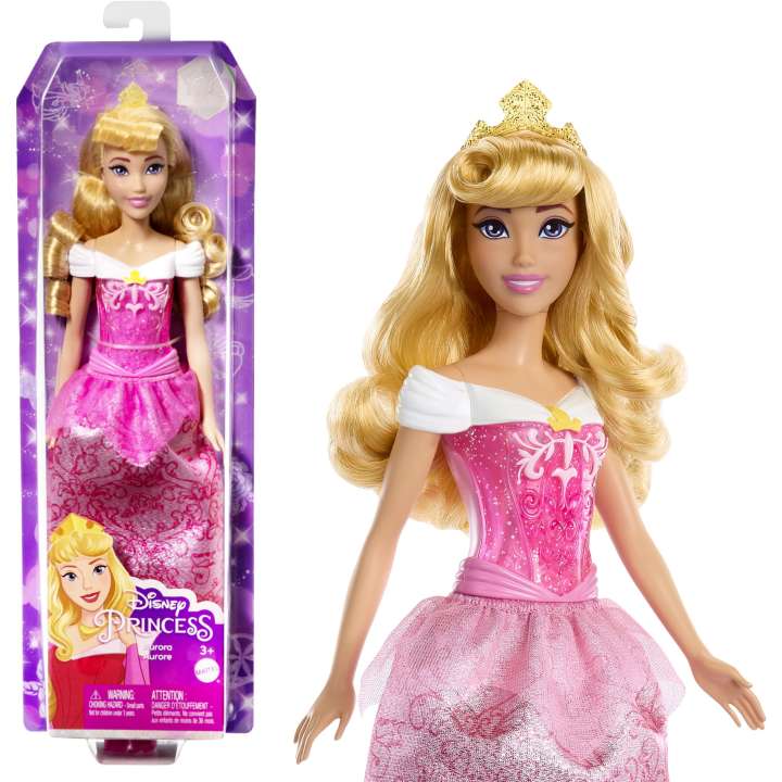 Barbie ברבי דיסני נסיכות - בובת הנסיכה אורורה